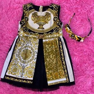 AUTHENTIC Versace dress and headband